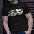 Lovely Cool Sarcastic Auntie Life Is The Best Life T-shirt Gifts for Him