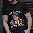 Make 4Th Of July Great Again Trump Ing Beer Patriotic Cute Gift Unisex T-Shirt Gifts for Him