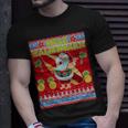 Mele Kalikimaka Santa Ugly Christmas V2 Unisex T-Shirt Gifts for Him