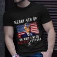 Merry 4Th Of July Biden Bike Bicycle Falls Off Anti Biden V8 Unisex T-Shirt Gifts for Him