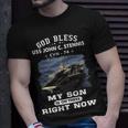 My Son Is On Uss John C Stennis Cvn 74 Cvn Unisex T-Shirt Gifts for Him