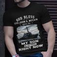 My Son Is On Uss John S Mccain Ddg Unisex T-Shirt Gifts for Him