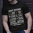 Navy Veteran - 100 Organic Unisex T-Shirt Gifts for Him