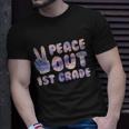 Peace Out 1St Grade 2022 Graduate Happy Last Day Of School Gift Unisex T-Shirt Gifts for Him