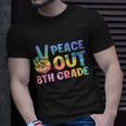 Peace Out 8Th Grade 2022 Graduate Happy Last Day Of School Gift V2 Unisex T-Shirt Gifts for Him