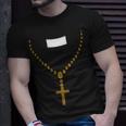 Priest Costume Cross Religion Unisex T-Shirt Gifts for Him