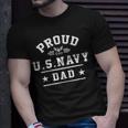Proud Navy Dad Unisex T-Shirt Gifts for Him
