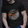 Pufferfish Eating A Carrot Meme Funny Blowfish Dank Memes Gift Unisex T-Shirt Gifts for Him