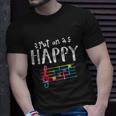 Put On A Happy Face Music Notes Funny Teacher Tshirt Unisex T-Shirt Gifts for Him