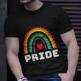 Rainbow Lgbtq Heart Pride Month Lbgt Unisex T-Shirt Gifts for Him