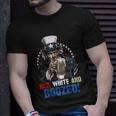 Red White And Boozed 4Th Of July Uncle Sam Unisex T-Shirt Gifts for Him