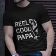 Reel Cool Papa Fishing Dad Fathers Day Fisherman Fish Unisex T-Shirt Gifts for Him