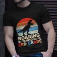 Roaring Into 3Rd Grade Dinosaur Back To School Unisex T-Shirt Gifts for Him