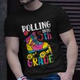 Rolling Into 5Th Grade Back To School First Day Of School Unisex T-Shirt Gifts for Him