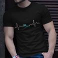 Scuba Diving Heartbeat Pulse Unisex T-Shirt Gifts for Him