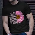 She Whispers Back I Am The Storm Pink Flower Tshirt Unisex T-Shirt Gifts for Him