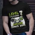 Six 7Yr Bday Son Boy Funny Gamer 7Th 7 Years Old Birthday Unisex T-Shirt Gifts for Him