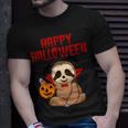 Sloth Halloween Vampire Trick Or Treat Kids Parents Unisex T-Shirt Gifts for Him