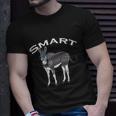 Smart Donkey Lover Sarcastic Adult Humor Blue Glasses Gift Unisex T-Shirt Gifts for Him