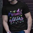 Squad Of The Birthday Mermaid Family Matching Party Squad Unisex T-Shirt Gifts for Him