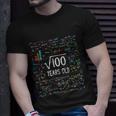 Square Root Of 100 10Th Birthday 10 Year Old Gifts Math Bday Tshirt Unisex T-Shirt Gifts for Him