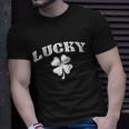 St Patricks Day Lucky St Patricks Day T-shirt Gifts for Him