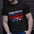 Stars Stripes Reproductive Rights American Flag V3 Unisex T-Shirt Gifts for Him