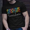 Substitute Teacher Tie Dye Appreciation Day Back To School T-shirt Gifts for Him