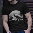 T-Rex In The Moon Unisex T-Shirt Gifts for Him