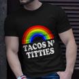 Tacos N Titties Funny Lgbt Gay Pride Lesbian Lgbtq Unisex T-Shirt Gifts for Him