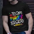 Team First Grade Tie Dye Back To School Unisex T-Shirt Gifts for Him