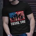 Thank You Army Memorial Day Partiotic Military Veteran Gift Unisex T-Shirt Gifts for Him