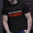 Theres A 99 Chance Im Hungry Unisex T-Shirt Gifts for Him