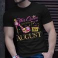 This Queen Was Born On August 24 24Th August Birthday Queen Unisex T-Shirt Gifts for Him
