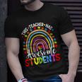 This Teacher Has Awesome Students Rainbow Autism Awareness Unisex T-Shirt Gifts for Him