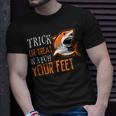 Trick Or Treat Shark Watch Your Feet Halloween Unisex T-Shirt Gifts for Him