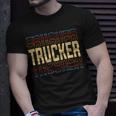 Trucker Trucker Job Title Vintage Unisex T-Shirt Gifts for Him