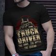 Trucker Trucker Truck Driver Vintage Truck Driver The Man The Myth Unisex T-Shirt Gifts for Him