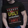 Ugly Sweater Party Funny Christmas Sweater Unisex T-Shirt Gifts for Him