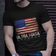Ultra Maga Shirt Maga King Funny Anti Biden Us Flag Pro Trump Trendy Tshirt V2 Unisex T-Shirt Gifts for Him