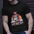 Unicorn 4Th Of July Merica Girl Rainbow Unisex T-Shirt Gifts for Him