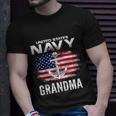 United States Vintage Navy With American Flag Grandma Gift Unisex T-Shirt Gifts for Him