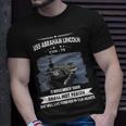 Uss Abraham Lincoln Cvn V2 Unisex T-Shirt Gifts for Him