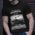 Uss Bristol Dd 857 Dd V2 Unisex T-Shirt Gifts for Him