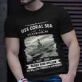 Uss Coral Sea Cv 43 Cva V2 Unisex T-Shirt Gifts for Him