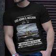 Uss John S Mccain Ddg V2 Unisex T-Shirt Gifts for Him