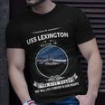 Uss Lexington Cv 16 Front Style Unisex T-Shirt Gifts for Him