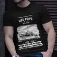 Uss Pope Dd 225 Dd Unisex T-Shirt Gifts for Him