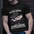 Uss Will Rogers Ssbn Unisex T-Shirt Gifts for Him