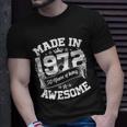 Vintage Crown Made In 1972 50 Years Of Being Awesome 50Th Birthday Unisex T-Shirt Gifts for Him